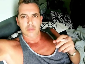 My straight buddy hunk step dad cory bernstein aka cory the model busted in leaked male celebrity cock sextape masturbating ! jerking shaved big cock, smoking , fingering ass, huge cum shot ! free gay porn