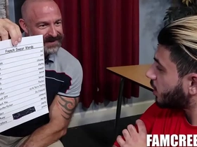 Adrian rose french lesson with stepdad musclebear montreal