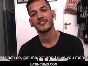 Latincums.com - young skinny latino boy paid cash to fuck stranger pov