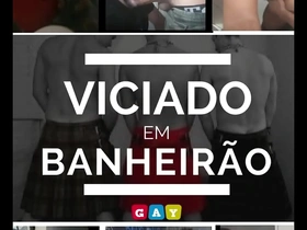 Mamei mais de 20 machos no banheiro do metro luz - anal e muito leite no red