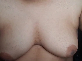 Cream all over my fat titties