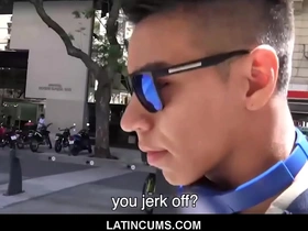 Latincums.com - young amateur latino jock boy jonathan fucked for cash by porn producer pov