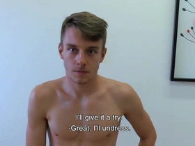 Hot twink is willing to do anything even get his tight asshole penetrated for some extra cash - bigstr