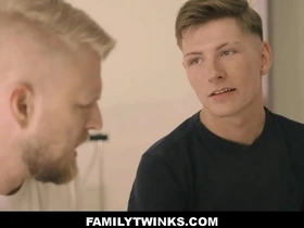 Twink step son fucked by inmate step dad fresh out of prison - logan stevens, lukas stone