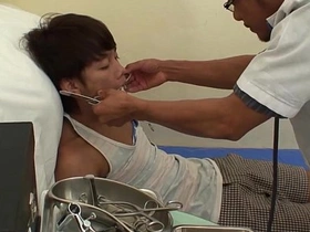 Doctor barebacks gay asian twink patient