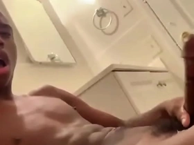 Hiding in the toilets to jerk off my dick and moan till i cum